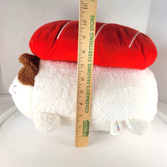 Takashoji Sushi Cat Plush 12" Tuna Nigiri White Seal Calico Design January 2023 - Picture 9 of 16